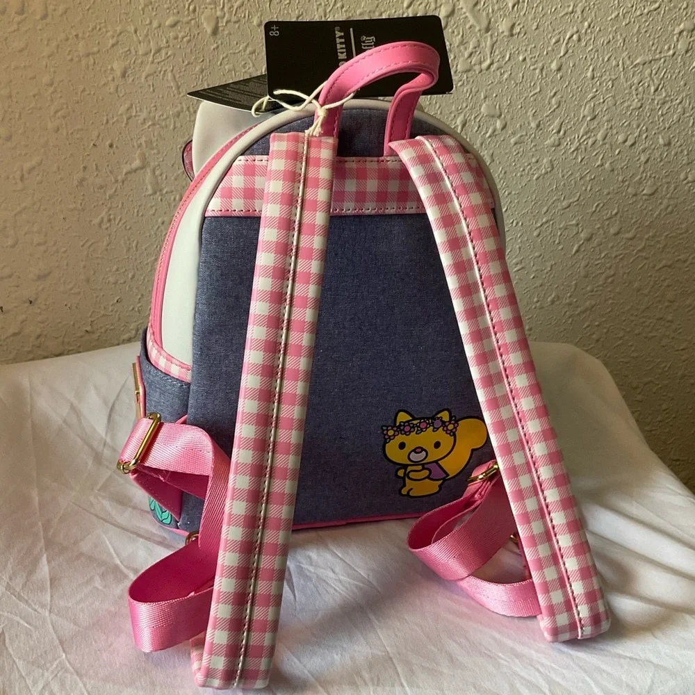 Loungefly - Sanrio Spring Florals Hello Kitty Mini-Backpack RARE - Picture 3 of 6